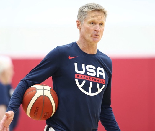 HLV Steve Kerr trở thành ứng cử viên số 1 cho ghế nóng ĐT bóng rổ Mỹ