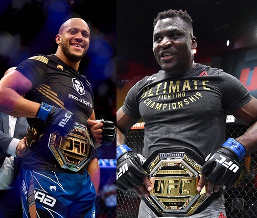 Trận thống nhất đai giữa Francis Ngannou và Ciryl Gane diễn ra tại UFC 270