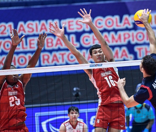 Á quân Thái Lan lỡ cơ hội lọt top 5 giải bóng chuyền Vô địch các CLB nam châu Á