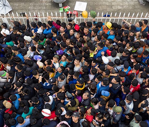 Khán giả không còn cảnh chen lấn mua vé xem trận Việt Nam vs Nhật Bản