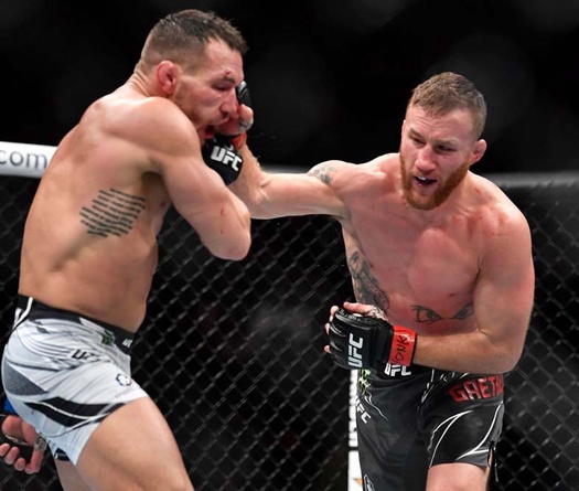 Justin Gaethje và Michael Chandler nhập viện sau bữa 'tiệc đấm" điên rồ ở UFC 268