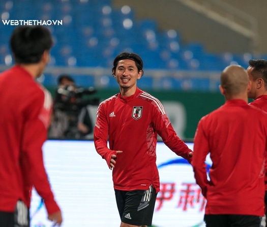 Minamino hào hứng ở buổi tập duy nhất trước trận gặp Việt Nam