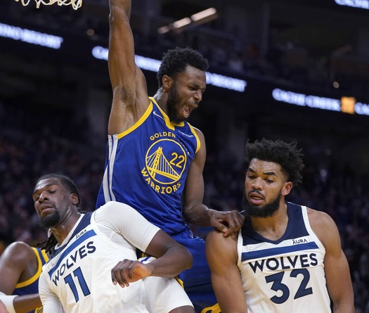 Bất chấp 48 điểm của Edwards, Wiggins giúp Warriors đè bẹp Timberwolves