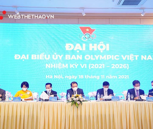 Chùm ảnh: Đại hội Ủy ban Olympic Việt Nam nhiệm kỳ 6
