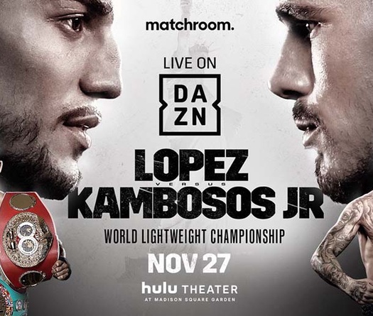 Lịch thi đấu Boxing: Teofimo Lopez vs Georges Kambosos Jr