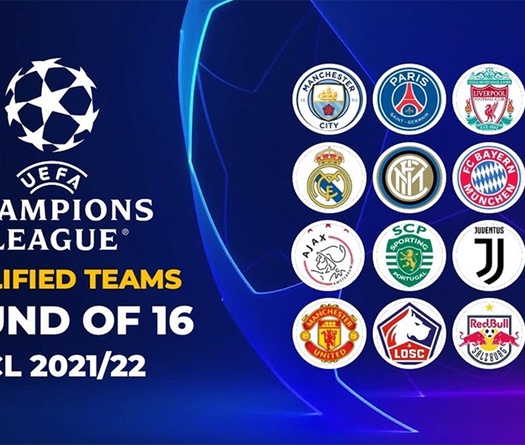 Xem trực tiếp bốc thăm vòng 1/8 cúp C1 2021/2022 ở đâu, kênh nào?