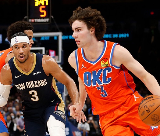 Tân binh Úc Josh Giddey làm điều chưa từng thấy trong vòng nửa thế kỷ tại NBA