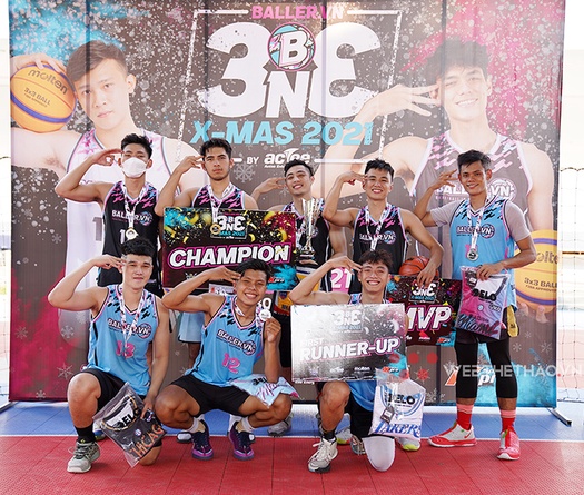 Giải đấu 3x3 dịp Giáng Sinh tại TP.HCM: Saigon Heat ẵm cúp, thú vị 2 VĐV lão làng tranh tài