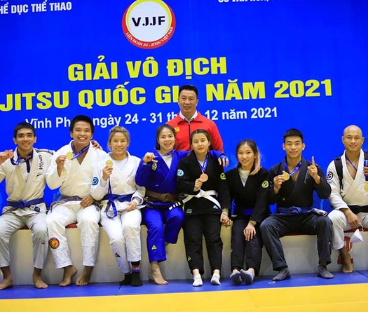 Giải Vô địch Jujitsu Quốc gia 2021: Bình Dương thống trị sàn Newaza với 10 HCV