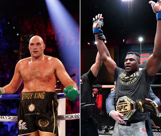 Tyson Fury muốn đấu Boxing với Francis Ngannou bằng găng MMA