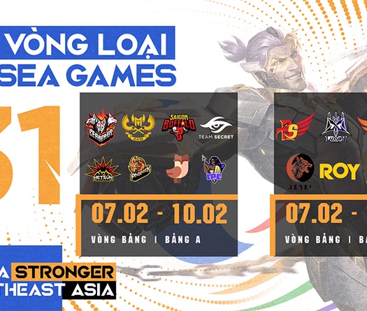 Lịch thi đấu vòng loại SEA Games 31 bộ môn LMHT khu vực Việt Nam 