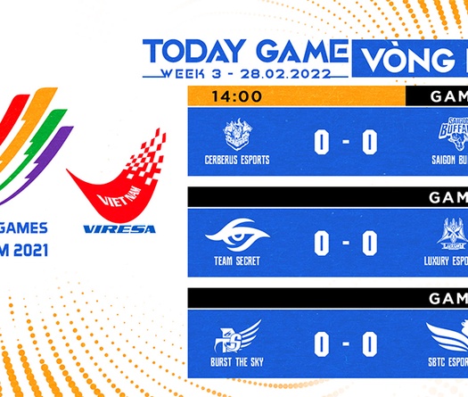 Vòng loại SEA Games 31 nội dung LMHT ngày 28/02: SE vươn lên Top 1