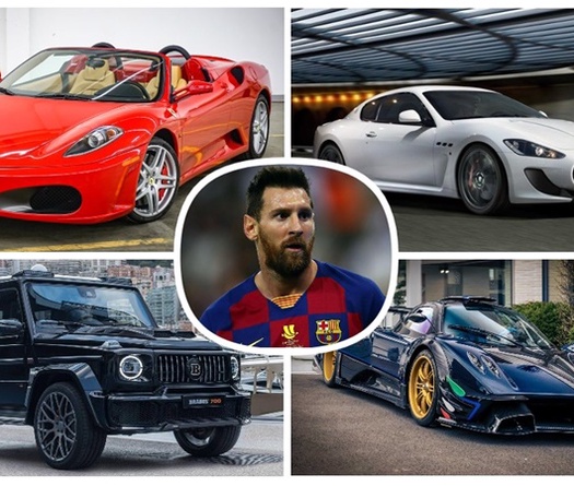 Messi chi đậm cho bộ sưu tập xe hơi đắt giá 