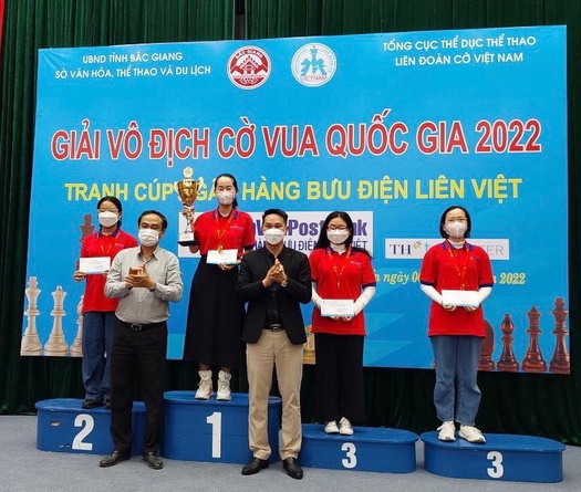 Kết thúc giải Cờ vua VĐQG: Tuấn Minh và Kim Phụng vô địch cờ tiêu chuẩn!