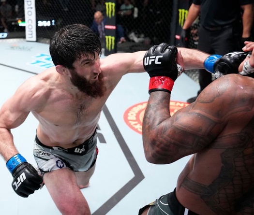 Magomed Ankalaev vượt trội Thiago Santos, điền tên vào Top 5 hạng bán nặng UFC