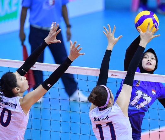 Bóng chuyền nữ Indonesia vẫn góp mặt tại SEA Games 31