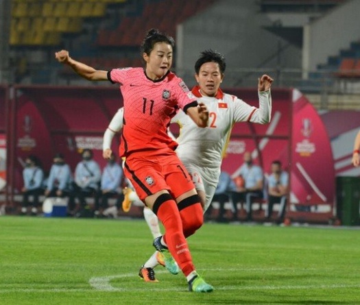 Tuyển nữ Việt Nam thua trận đầu tiên tại Hàn Quốc