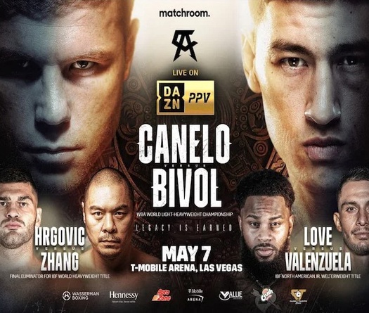 Lịch thi đấu Boxing: Canelo Alvarez vs Dmitry Bivol