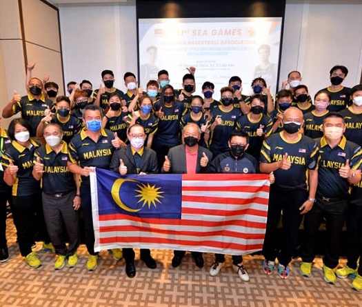 Được treo thưởng hơn 10 tỷ đồng, ĐT bóng rổ Malaysia hừng hực khí thế ở SEA Games 31