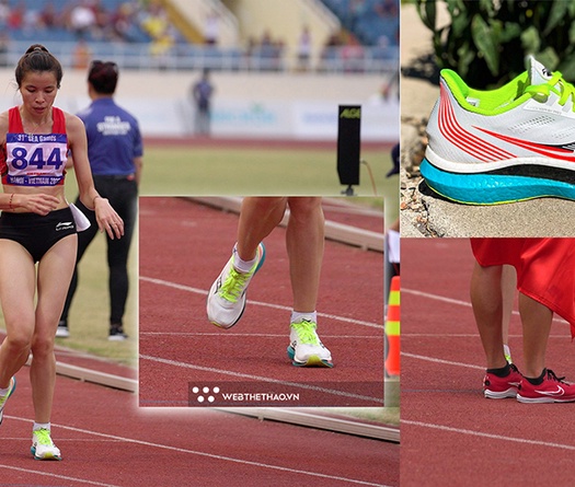 Lò Thị Thanh mang giày gì để bị tước huy chương bạc SEA Games 31?