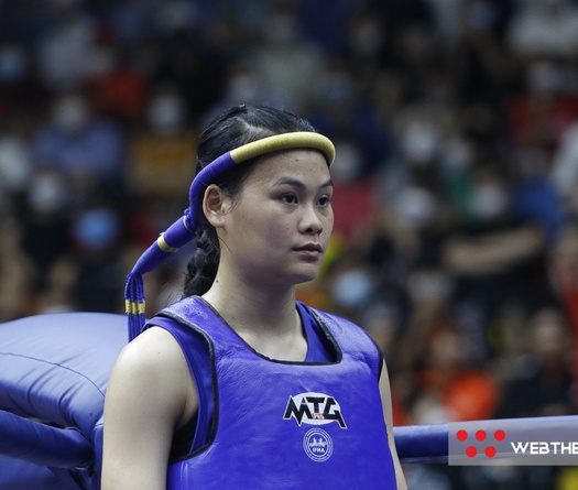 Võ sĩ Bàng Thị Mai tiếp tục tranh tài tại giải Muay VĐTG 2022 sau tấm HCV SEA Games