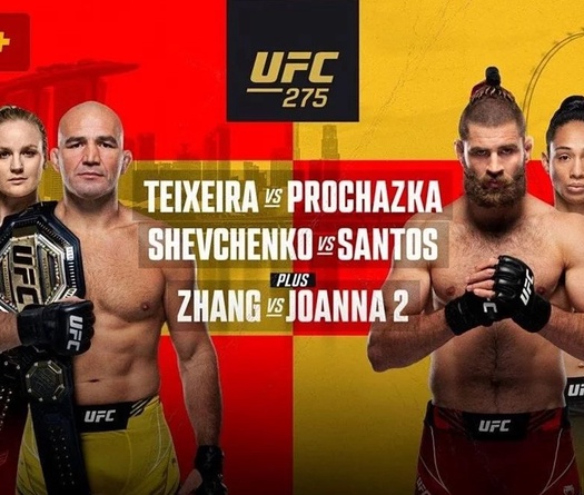 Lịch thi đấu UFC 275: Glover Teixeira vs Jiri Prochazka