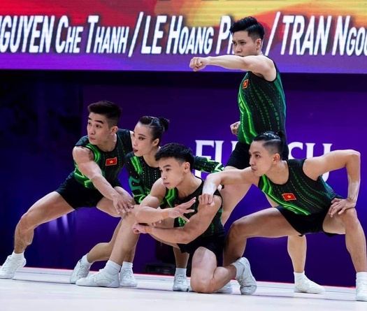 Aerobic Việt Nam giành HCV lịch sử ở giải vô địch thế giới
