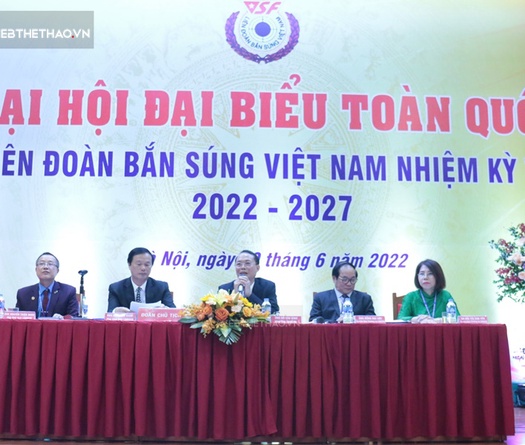 Liên đoàn bắn súng Việt Nam bầu số lượng kỷ lục uỷ viên BCH, không có nhà vô địch Olympic Hoàng Xuân Vinh
