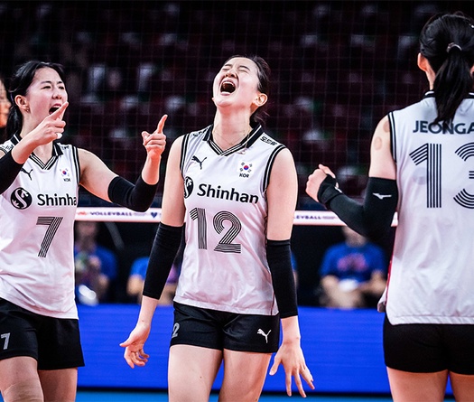 Bóng chuyền nữ Hàn Quốc trắng tay rời VNL 2022