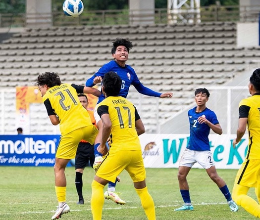 U19 Campuchia bị giải mã, thua trận đầu tiên ở U19 Đông Nam Á 2022
