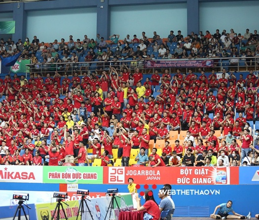 NTĐ Vĩnh Phúc không còn chỗ ngồi ở 2 trận đấu bán kết nữ bóng chuyền VĐQG 2022