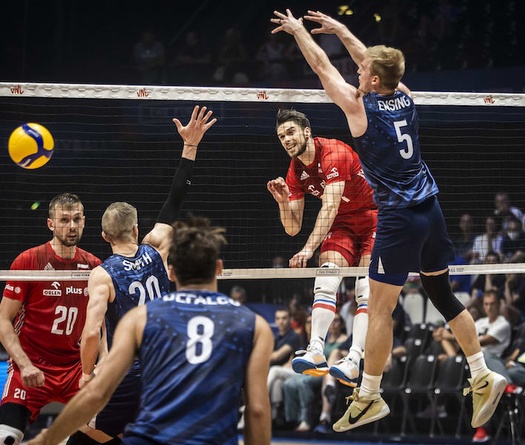 Lịch thi đấu giải bóng chuyền nam VNL 2022: Chung kết Pháp vs Mỹ