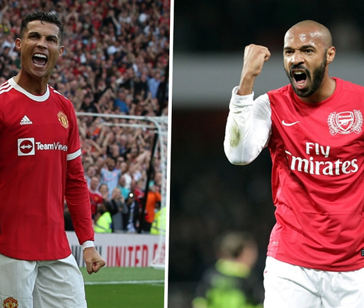 Cầu thủ xuất sắc nhất lịch sử Ngoại hạng Anh: Henry đánh bại Ronaldo