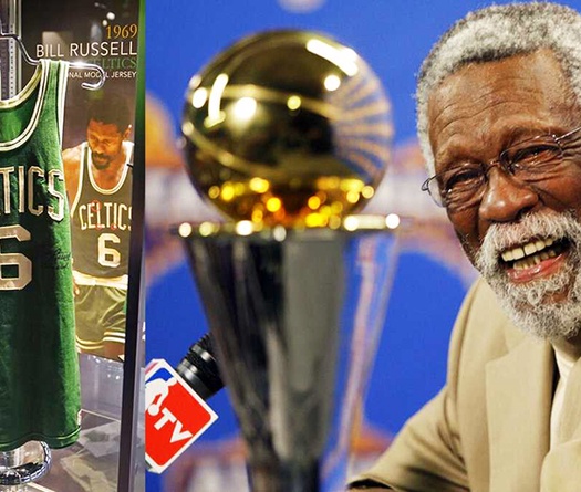 Cố huyền thoại Bill Russell nhận cách tri ân chưa từng có trong lịch sử NBA