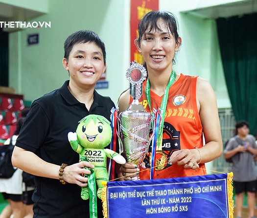 Bế mạc môn bóng rổ 5x5 - Đại hội TDTT TP.HCM năm 2022: Quận 11 cùng quận 3 lên ngôi