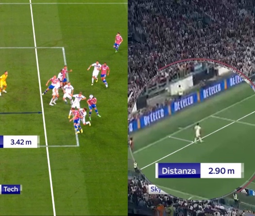 Hình ảnh chứng minh Juventus mất oan bàn thắng ấn định tỷ số 3-2?