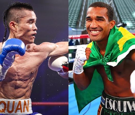 Nhà vô địch IBF Châu Á Đinh Hồng Quân "thử lửa" với HCB Olympic Esquiva Falcao