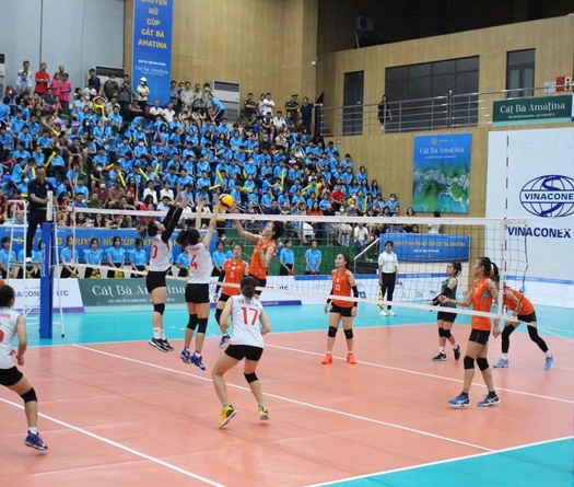 Hóa chất Đức Giang tái ngộ Than Quảng Ninh tại chung kết giải bóng chuyền Cúp Cát Bà - Amatina