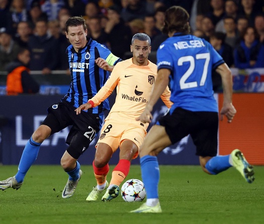 Nhận định, soi kèo Atletico Madrid vs Club Brugge: Hoàn thành mục tiêu