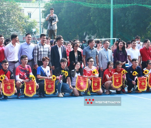 Khai mạc giải bóng chuyền sinh viên các trường Đại học, Học viện và Cao đẳng khu vực Hà Nội 2022: 47 đội bóng tranh tài