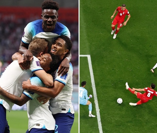 Anh vùi dập Iran với số lượng đường chuyền nhiều thứ 2 lịch sử   