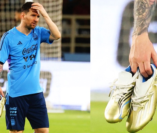 Soi “chiến hài” Adidas mới tinh của Lionel Messi dùng tại World Cup 2022