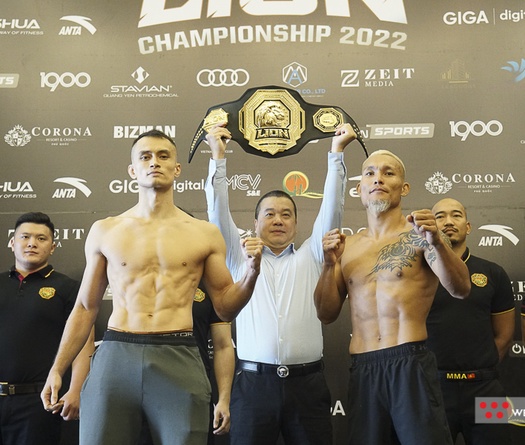 Chùm ảnh buổi cân chính thức chung kết LION Championship 2022