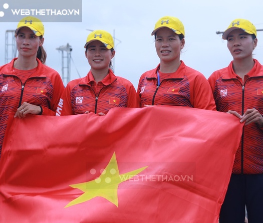 Cúp Chiến thắng: Bốn cô gái vàng rowing thống trị tuyệt đối ở SEA Games 31
