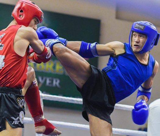 Võ sỹ bỏ cuộc ồ ạt ở chung kết Muay Đại hội Thể thao toàn quốc 2022