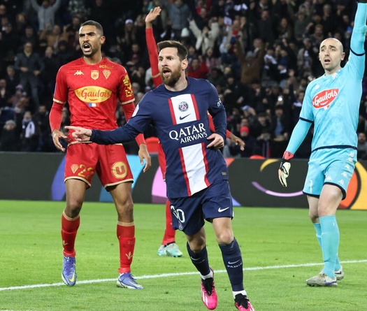Messi ghi bàn đầu tiên cho PSG kể từ khi vô địch World Cup