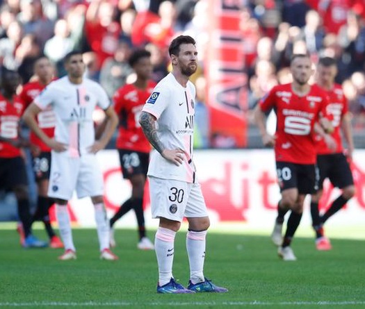 Messi bất lực, PSG thua trận thứ hai trong vòng 2 tuần