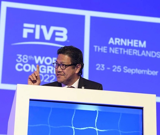 Chủ tịch Liên đoàn bóng chuyền Philippines tái đắc cử