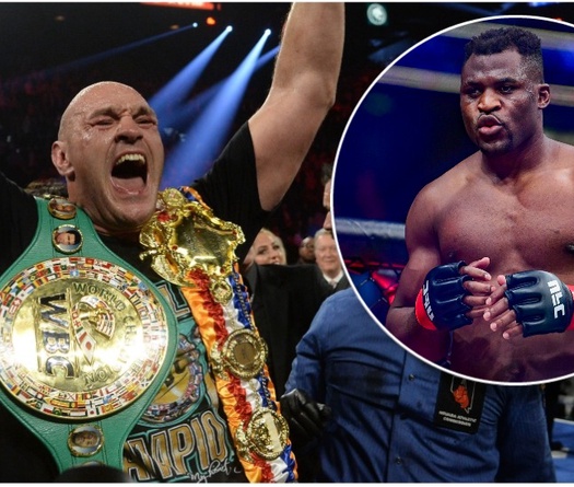 Tyson Fury thách Francis Ngannou đánh Boxing... bằng găng MMA