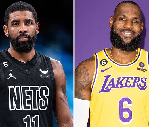 LeBron James trả lời đầy ẩn ý về khả năng tái hợp với Kyrie Irving tại Los Angeles Lakers
